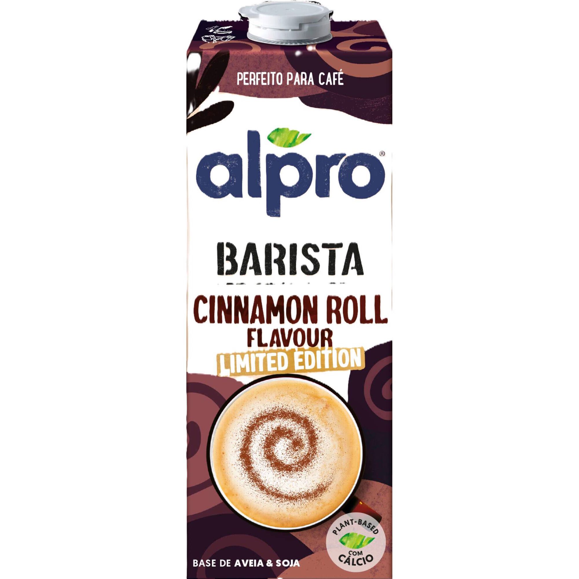 Bebida Vegetal de Aveia e Soja Canela Barista Alpro