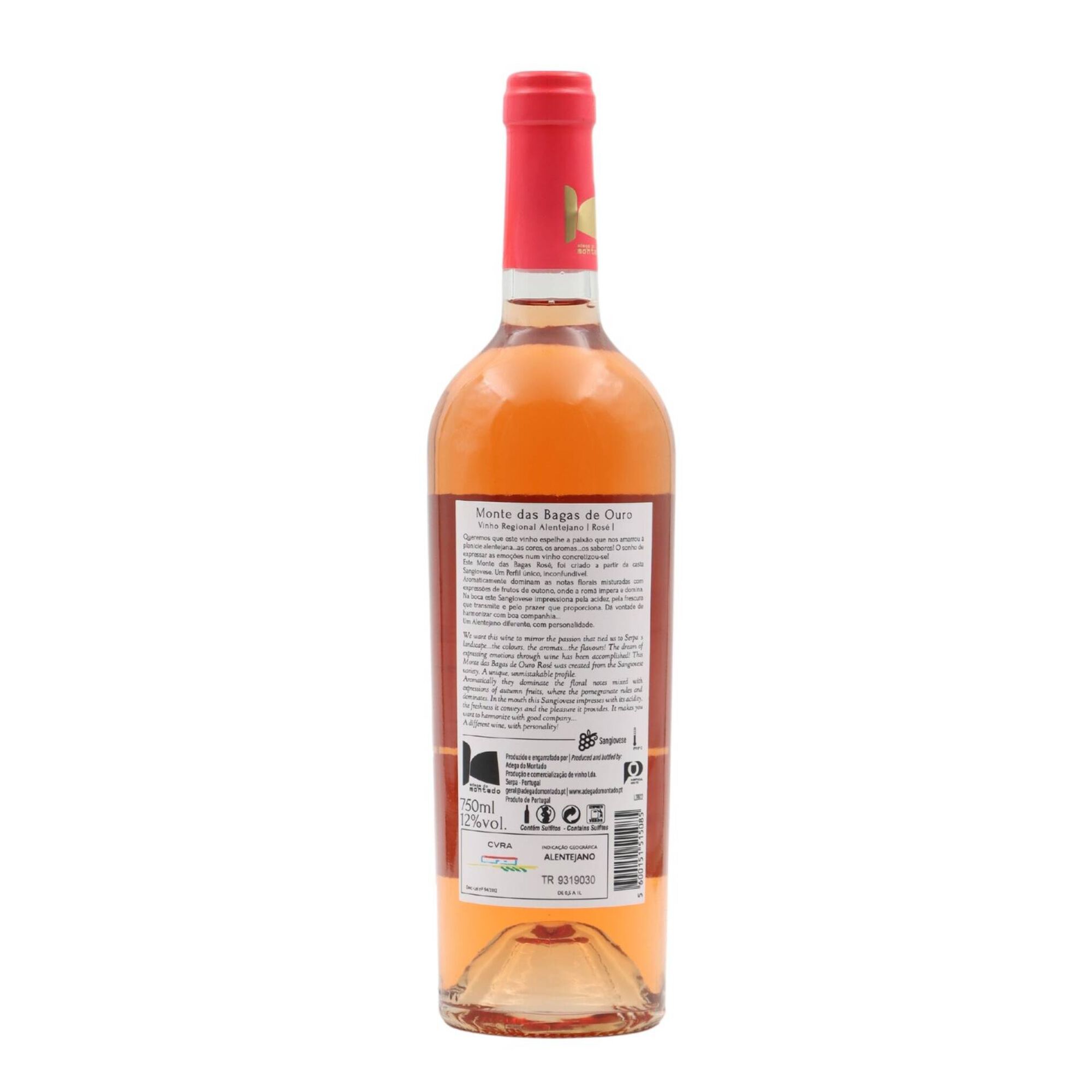 Monte das Bagas Alentejano Vinho Ros&eacute;