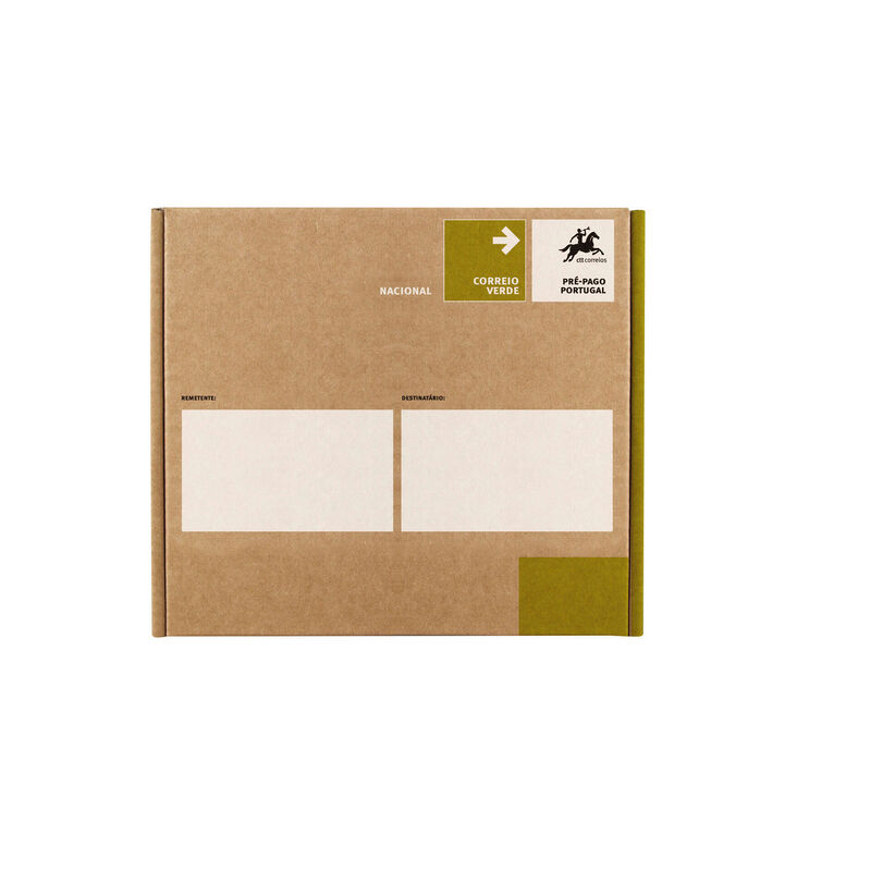 Caixa de Envelopes Correio Verde Nacional M 265x175mm CTT