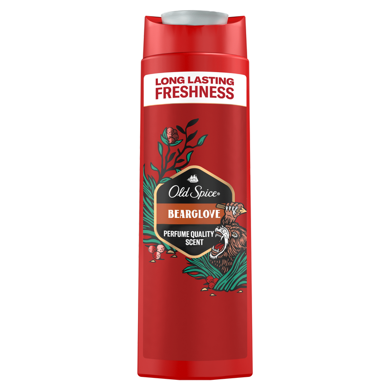Gel de Banho 3 em 1 Bearglove Old Spice