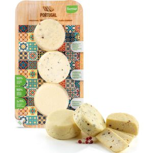 Tábua de Sabores 3 Queijos Santiago