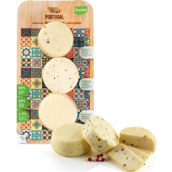 Tábua de Sabores 3 Queijos Santiago