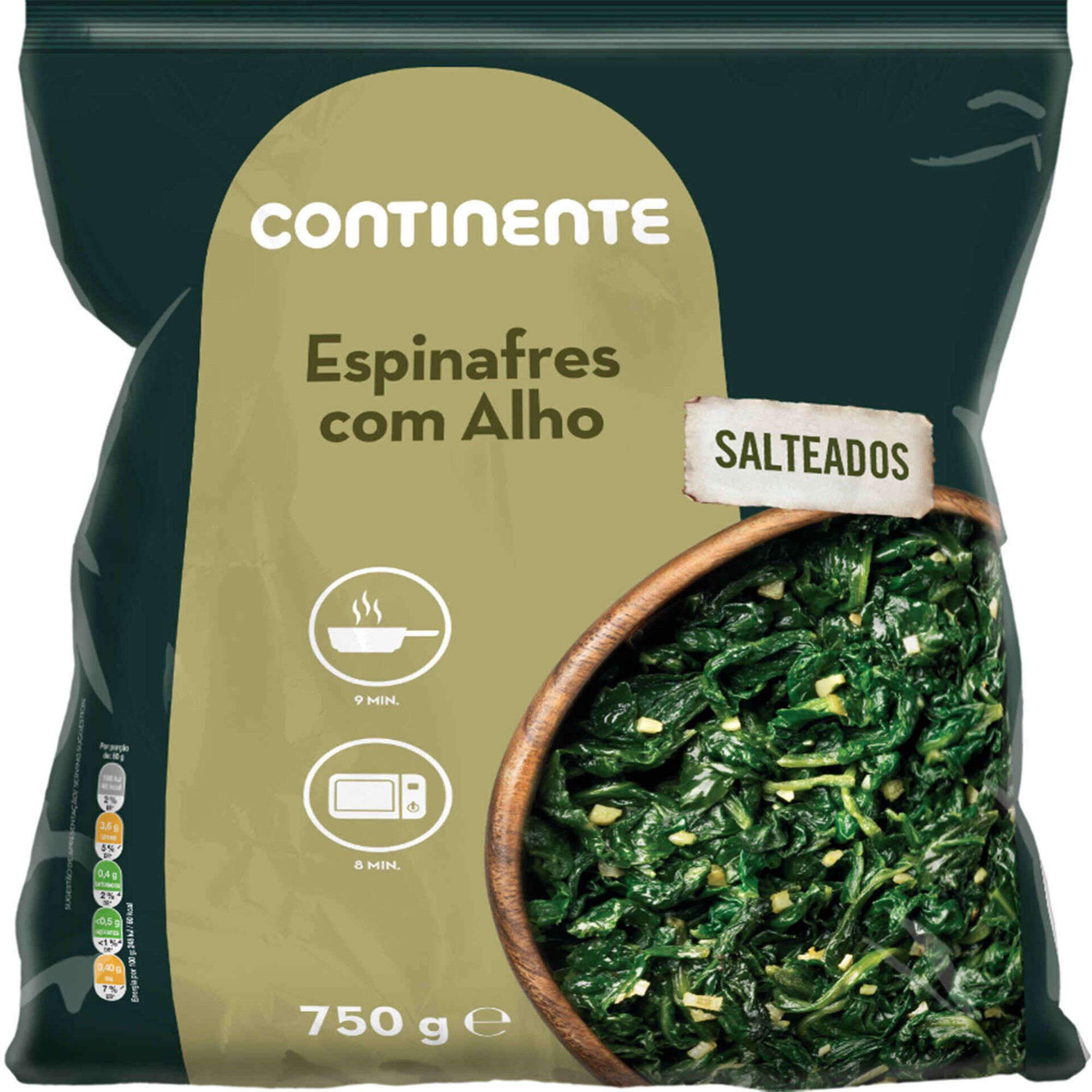 Salteado de Espinafres com Alho Salteado de Espinafres com Alho