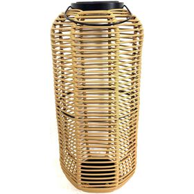 Candeeiro de Ch&atilde;o Redondo Wicker Kasa