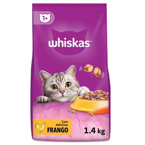 Ração para Gato Adulto Frango Whiskas