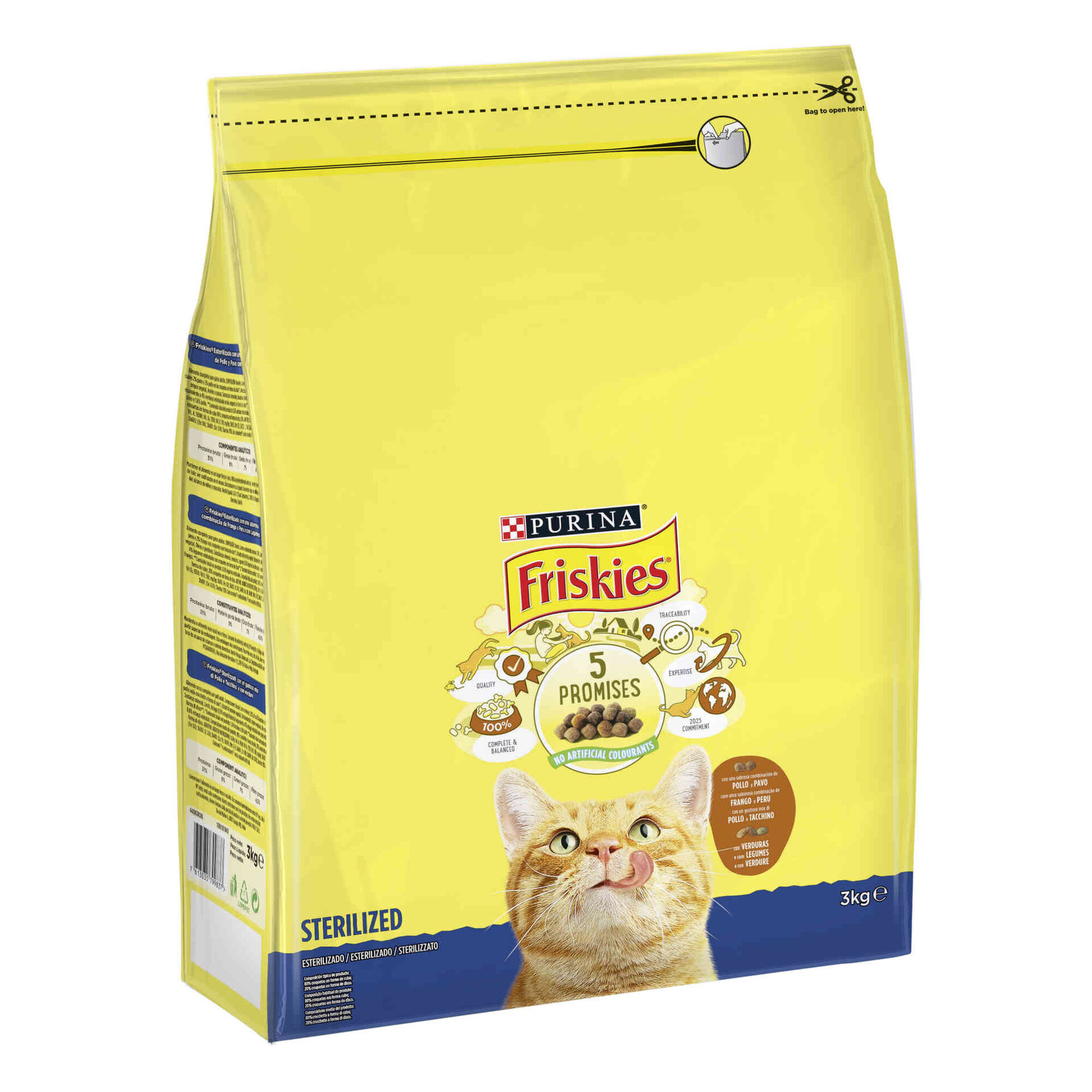 Ração para Gato Adulto Esterilizado Peru e Legumes Ração para Gato Adulto Esterilizado Peru e Legumes