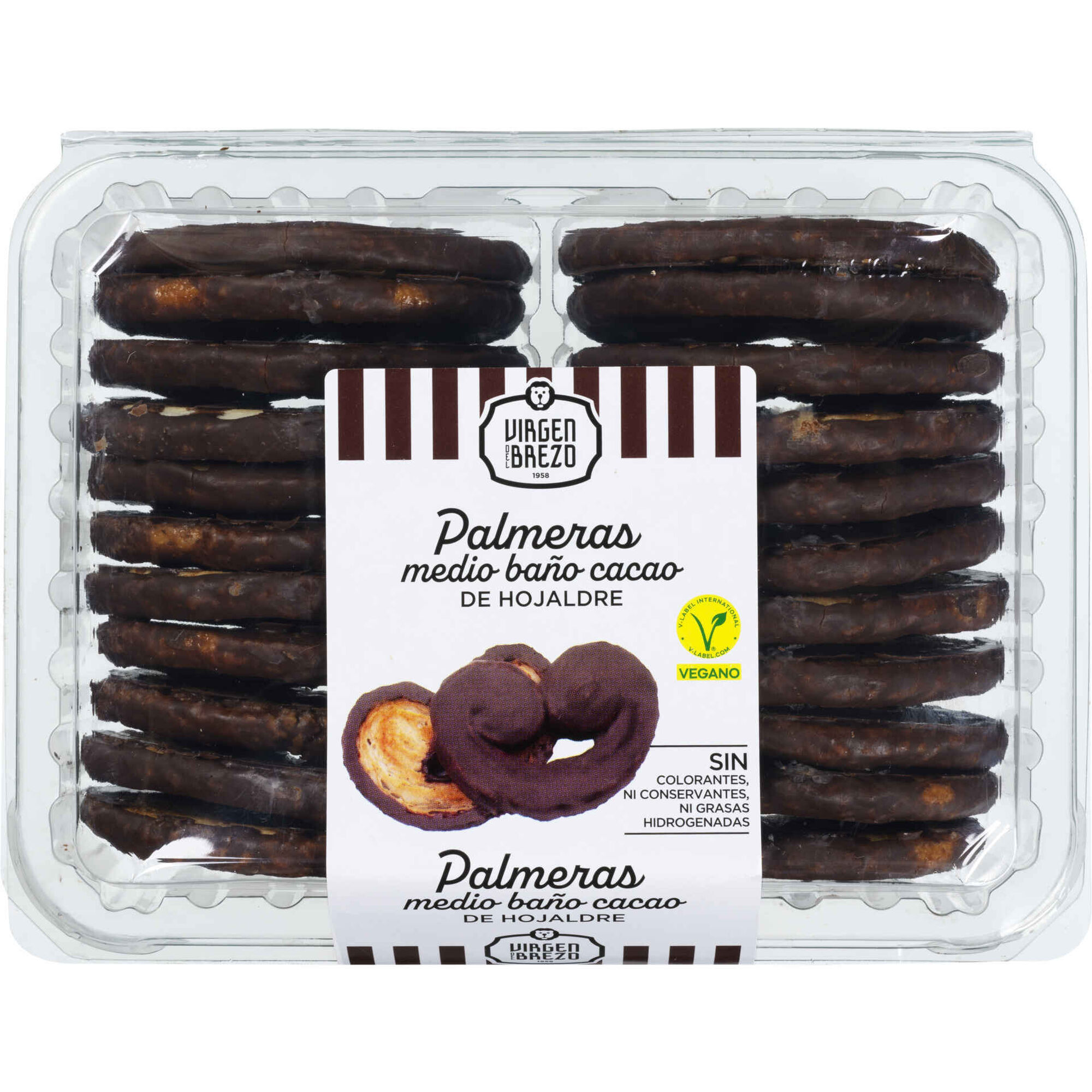Palmiers com Chocolate Palmiers com Chocolate