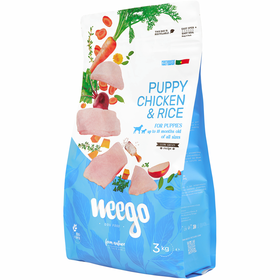 Ra&ccedil;&atilde;o para C&atilde;o J&uacute;nior Low Grain Frango e Arroz Weego