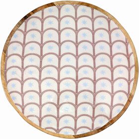 Prato Redondo Madeira 38cm Arcos