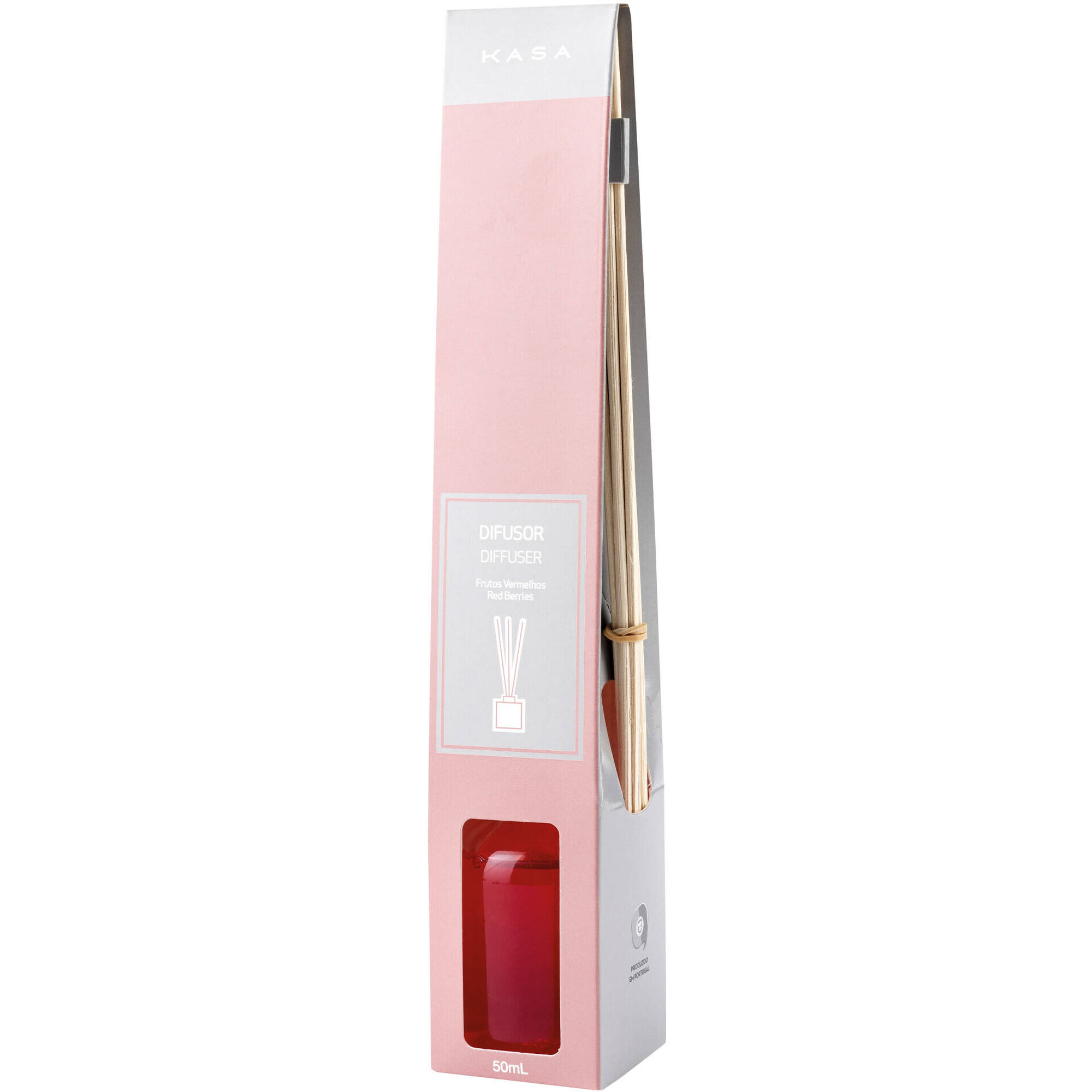 Difusor Arom&aacute;tico 50ml Frutos Vermelhos Kasa
