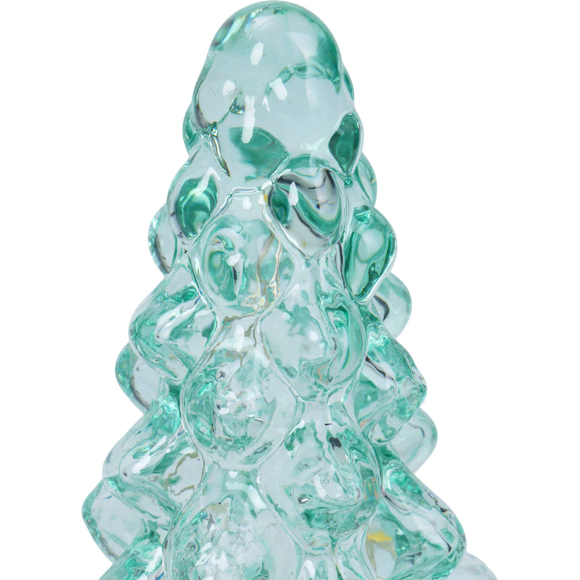 Árvore de Vidro Verde com Luz