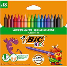 L&aacute;pis de Cera Kids Plastidecor Bic
