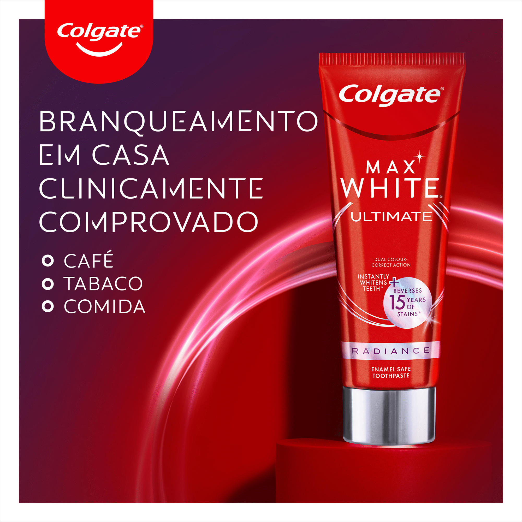 Pasta de Dentes Super Branqueadora Max White Ultimate