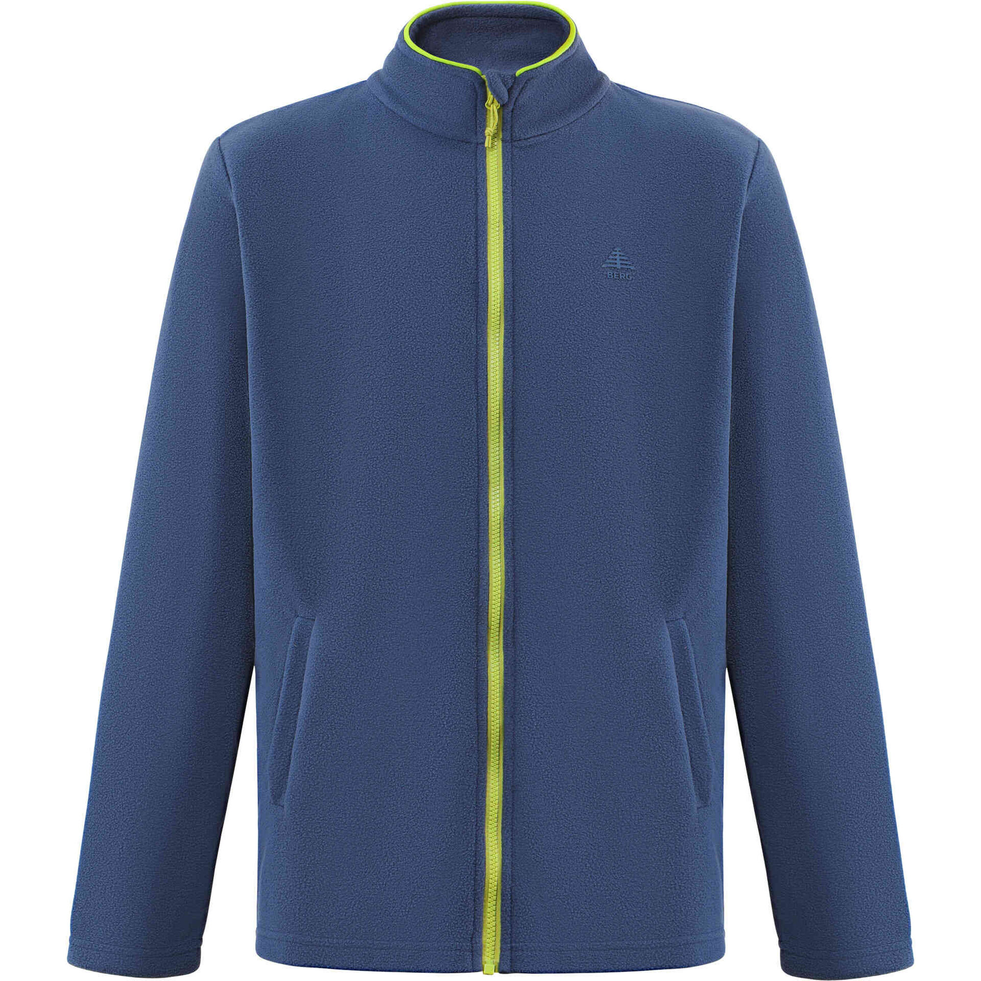 Casaco Polar Homem Azul e Verde