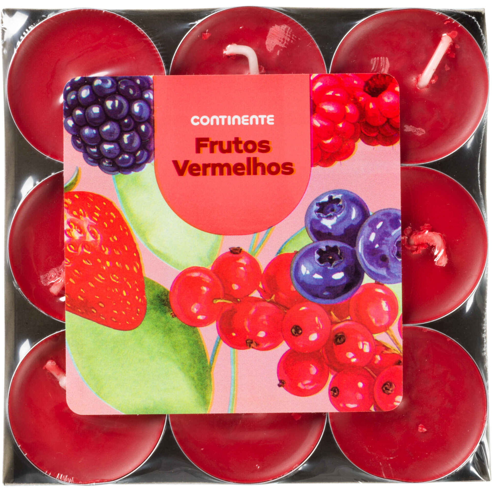 Mini Vela Frutos Vermelhos Continente