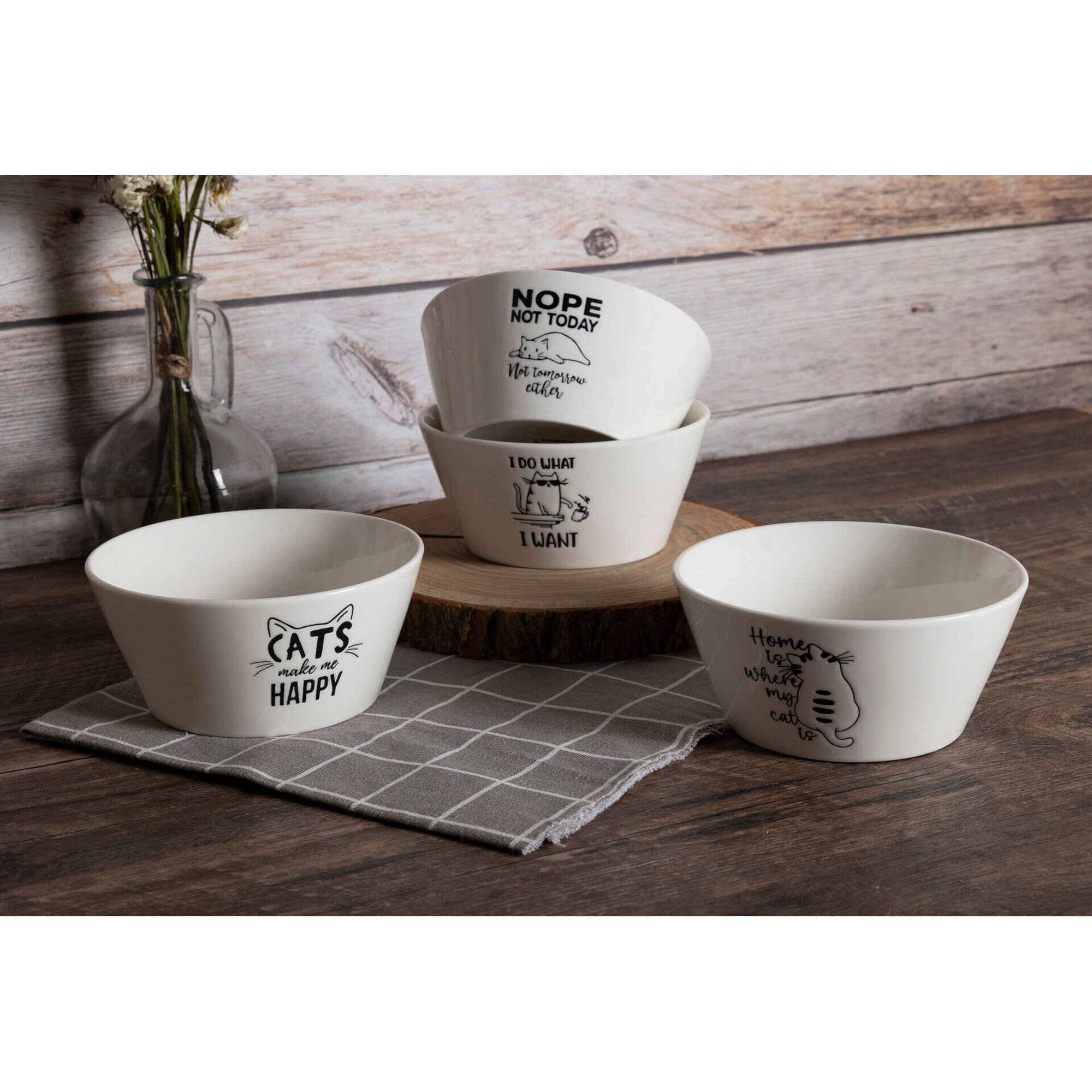 Taça 455ml Gato Home Is Where My Cat Is Taça 455ml Gato Home Is Where My Cat Is