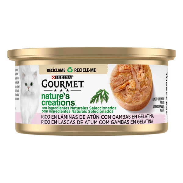 Comida Húmida para Gato Atum e Gamba Purina Gourmet Nature