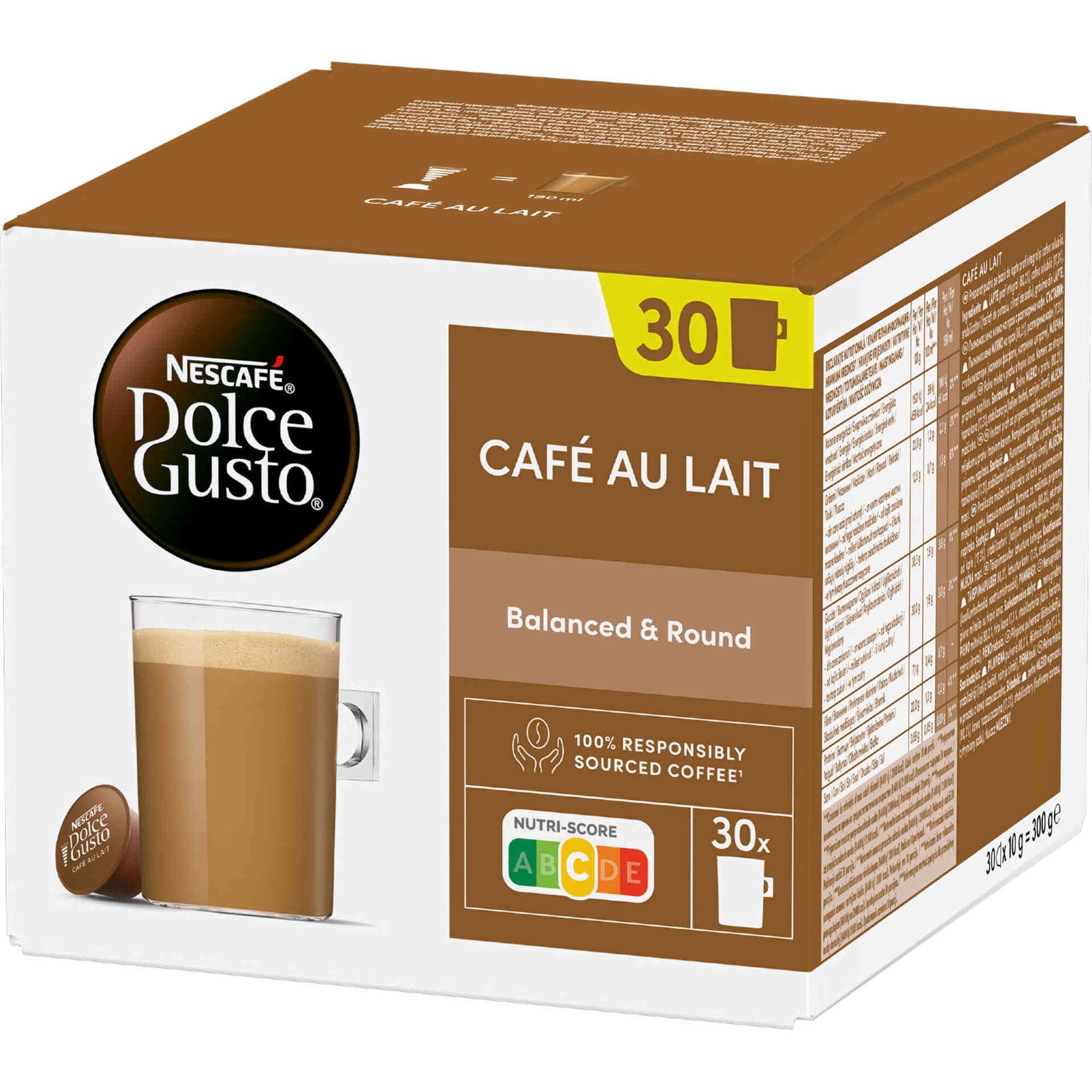Cápsulas de Café Au Lait Int 7 Cápsulas de Café Au Lait Int 7