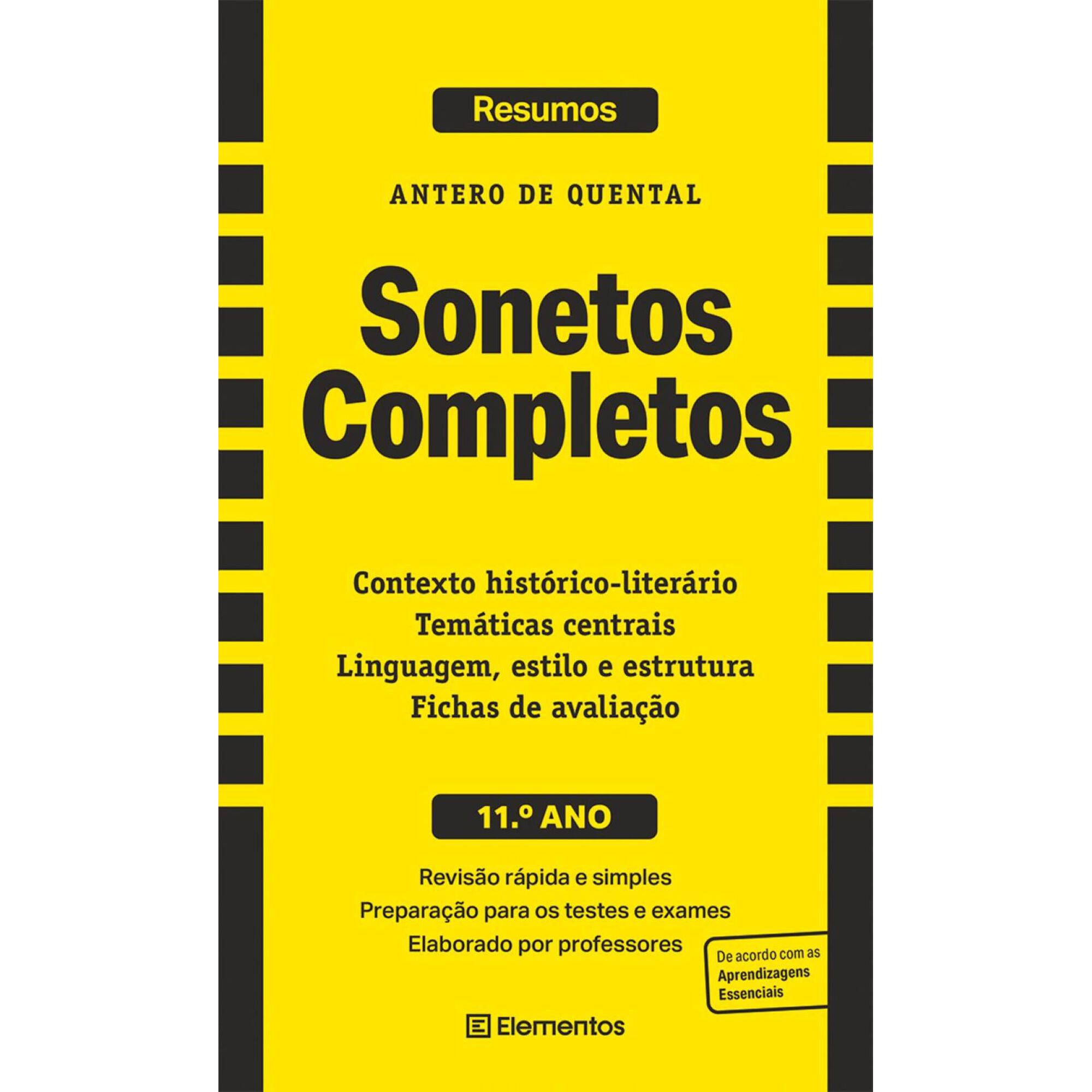 Resumos - Sonetos Completos: 11º Ano
