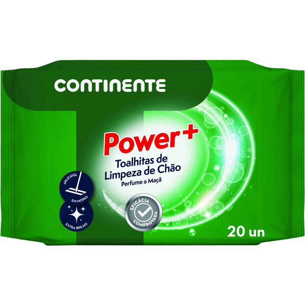 Toalhitas Limpeza de Chão Power+ Continente