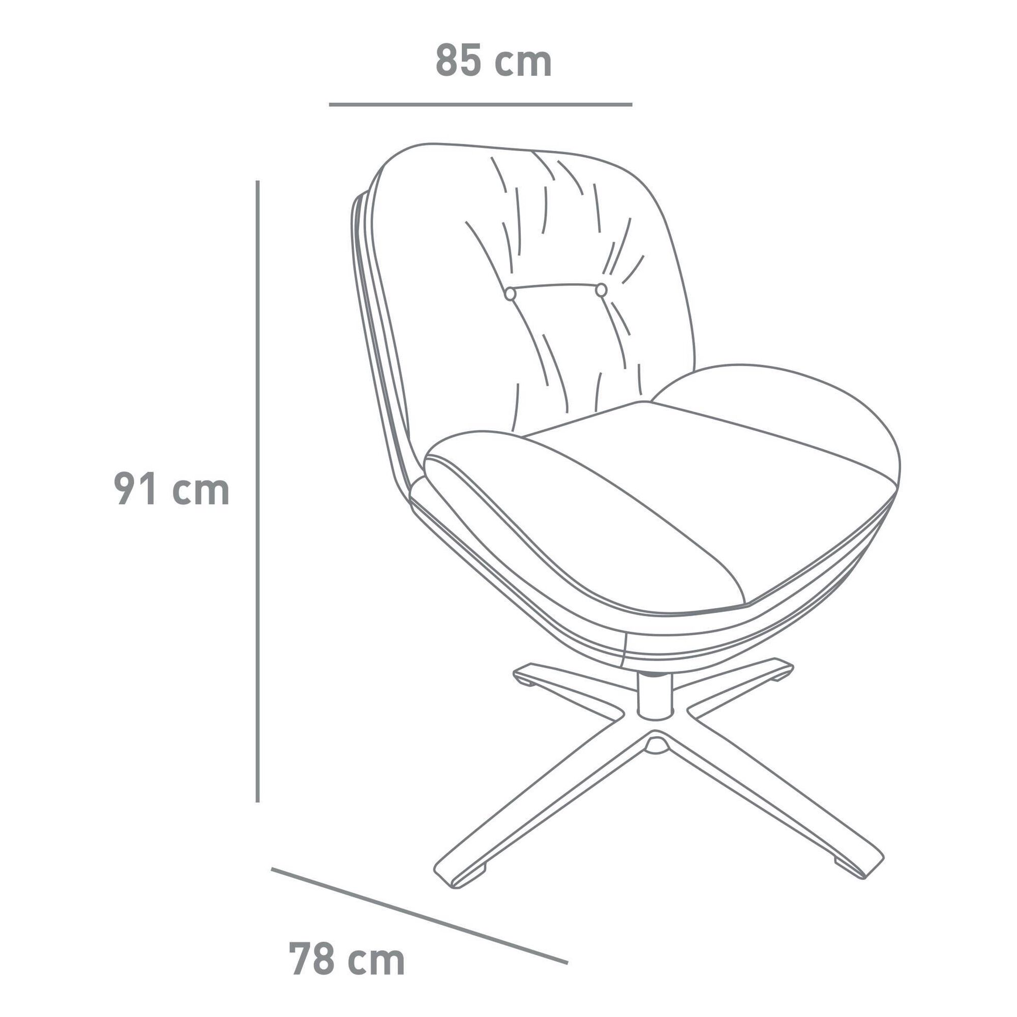 Poltrona Rotativa S&aacute;lvia Aura Kasa