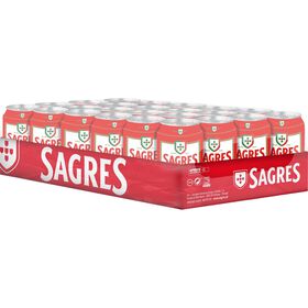 Cerveja em Lata com &Aacute;lcool Sagres
