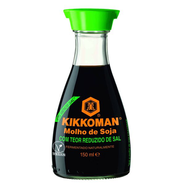 Molho de Soja com Menos Sal Kikkoman
