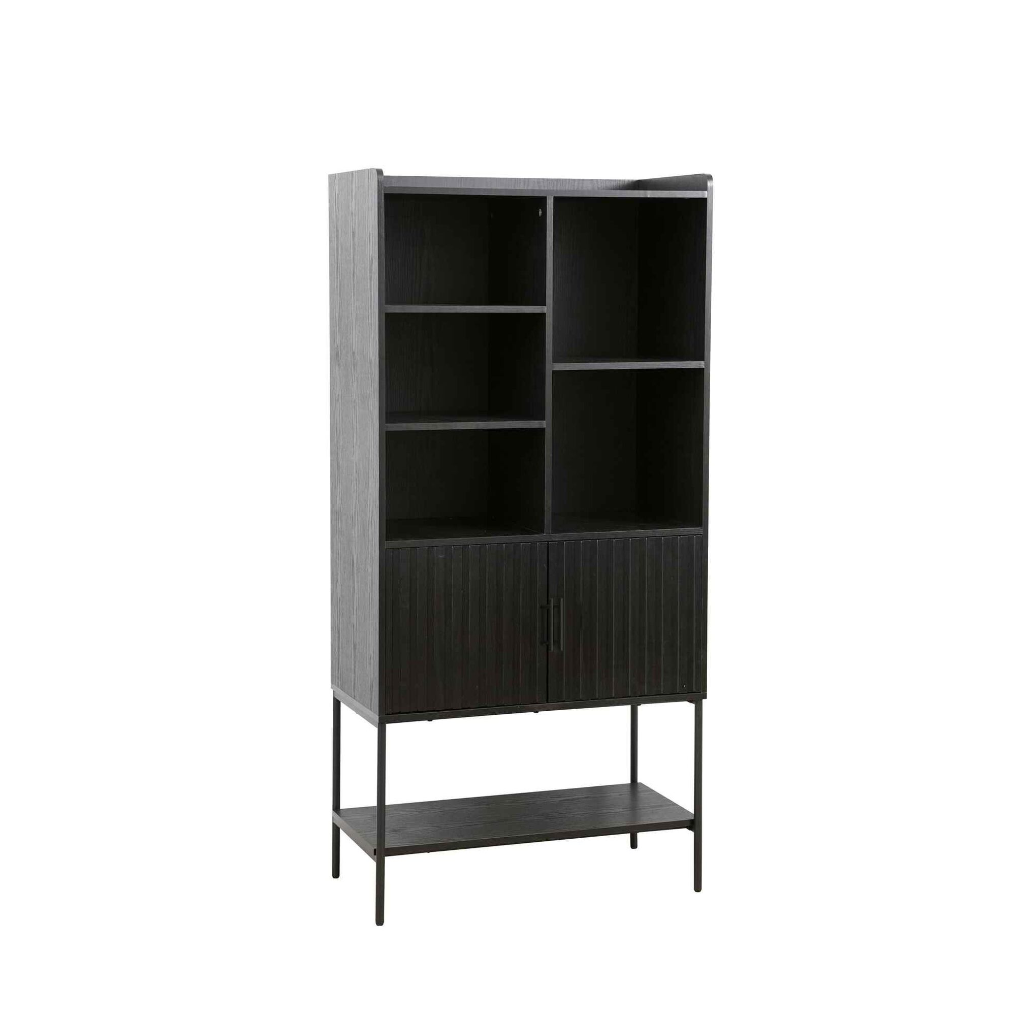 Estante 79x40x166cm Preta Story
