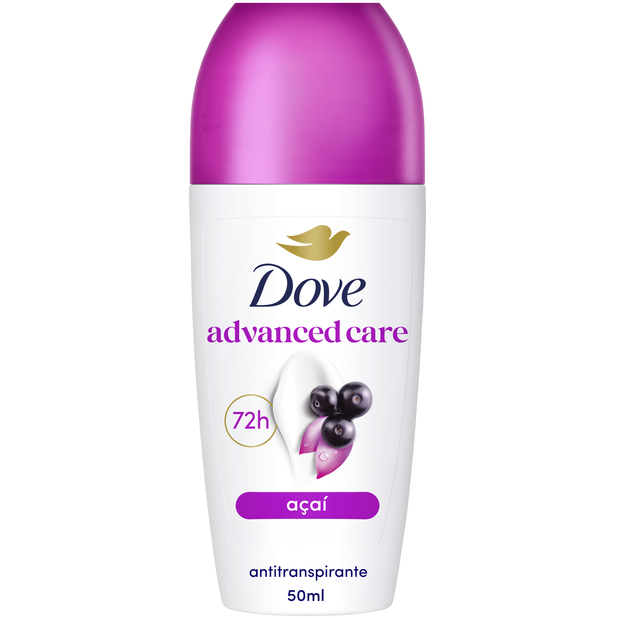 Desodorizante Roll On A&ccedil;a&iacute; Berry 72H Dove