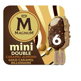 Gelado Mini Double Caramelo e Gold Caramelo Billionaire