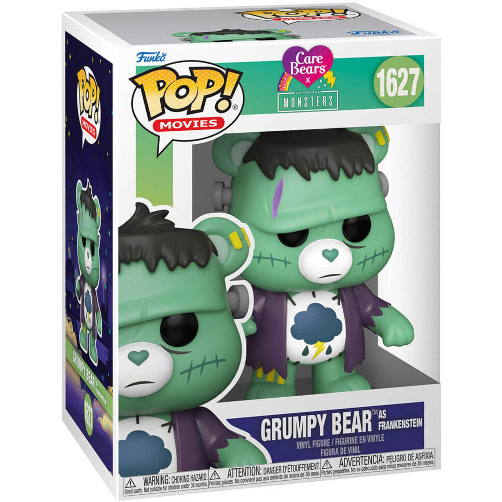 Figura Universal Monsters x Care Bears - Grumpy Bear Frankenstein
