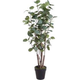 Planta Artificial Vaso Folhas Verdes 90cm Kasa