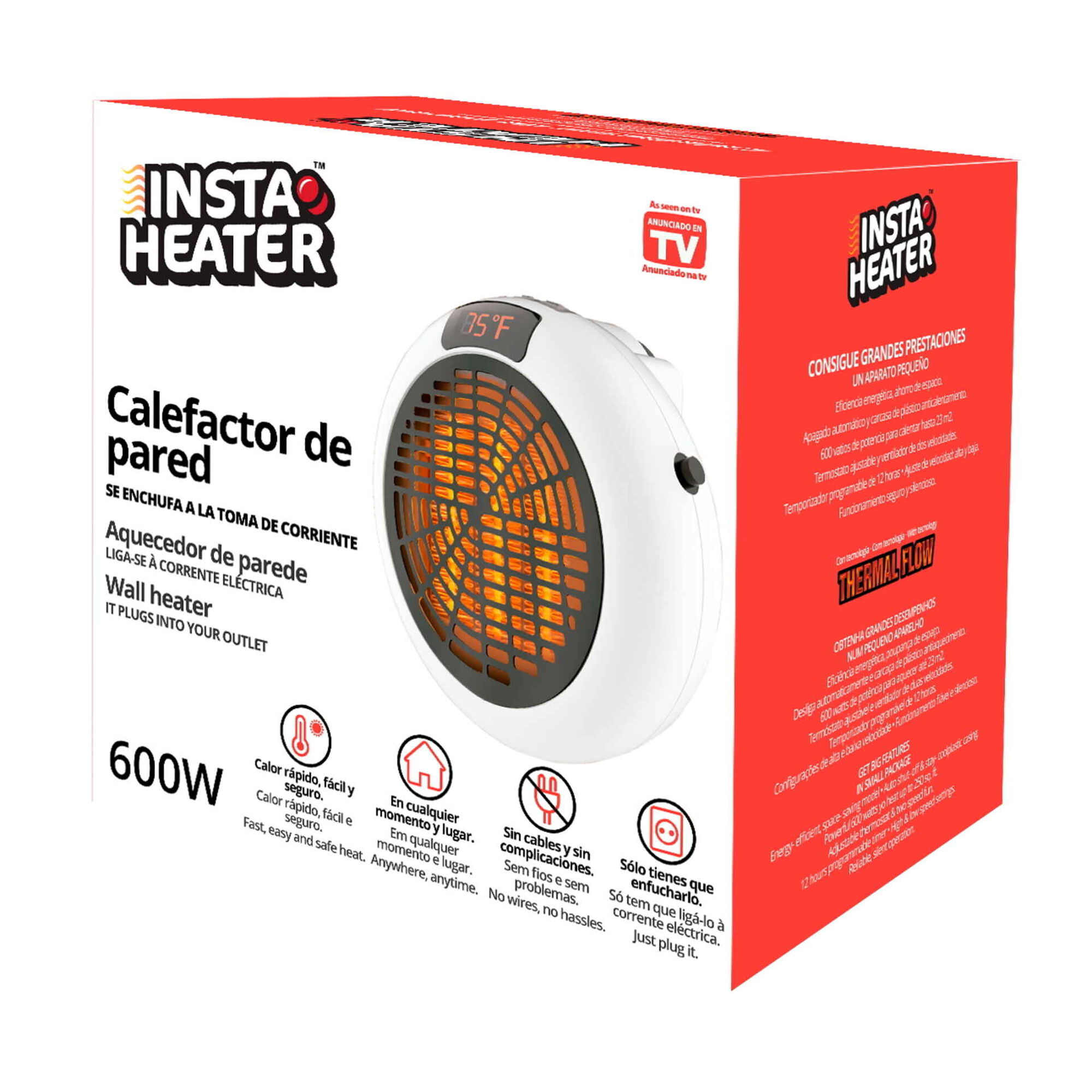 Aquecedor 600w Instaheater