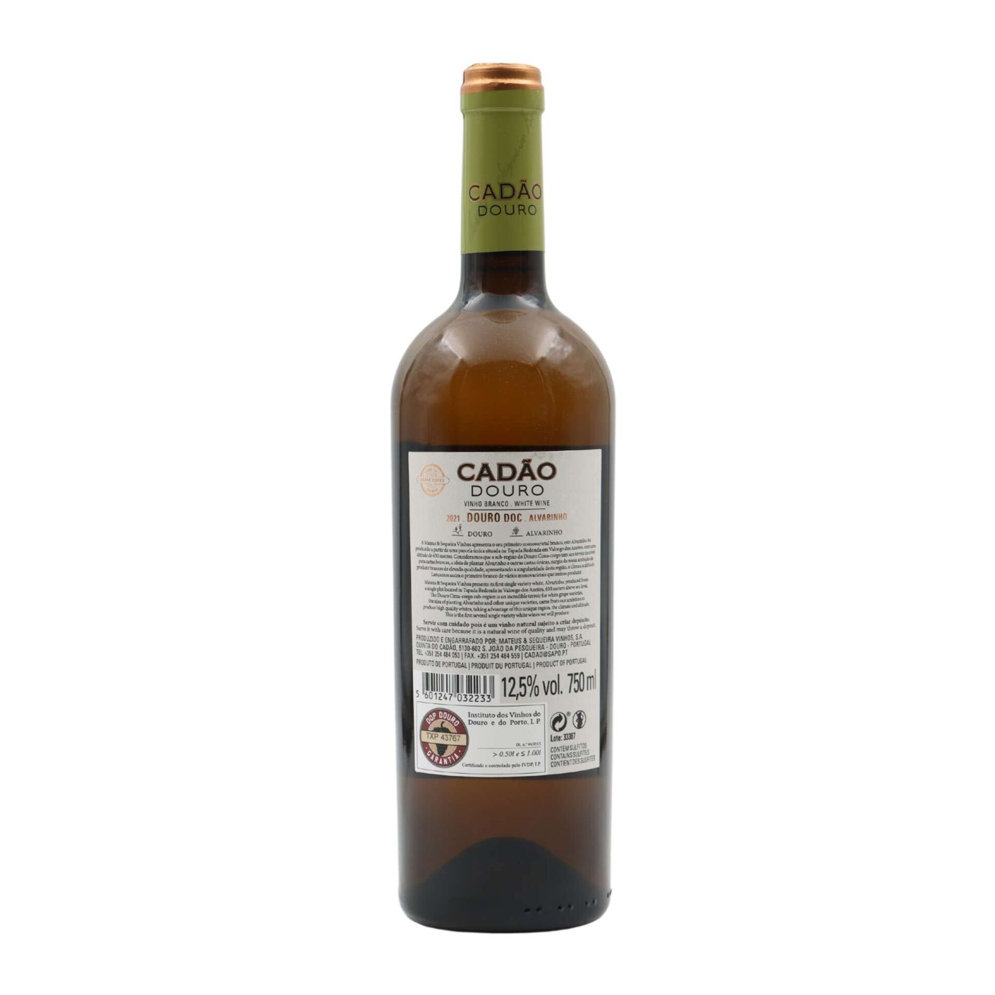Cad&atilde;o Alvarinho Douro Vinho Branco