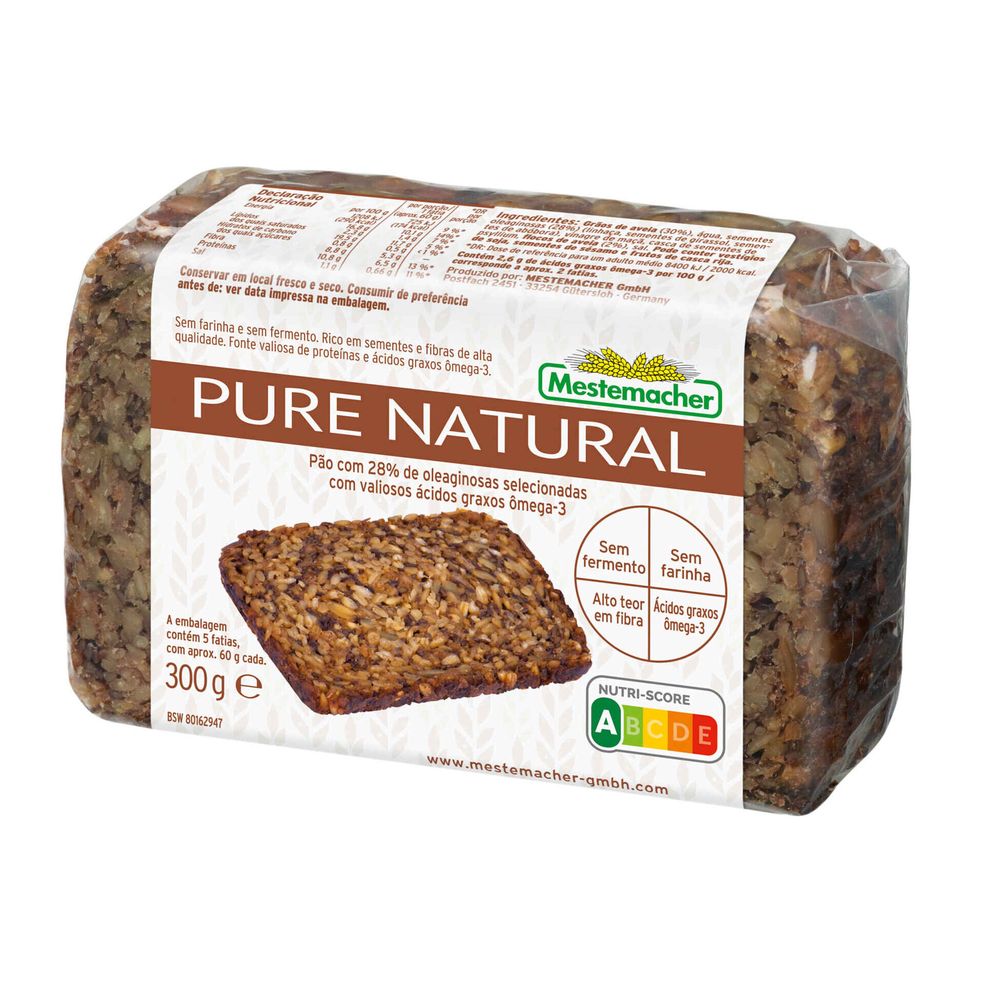 Pão Natural sem Farinha