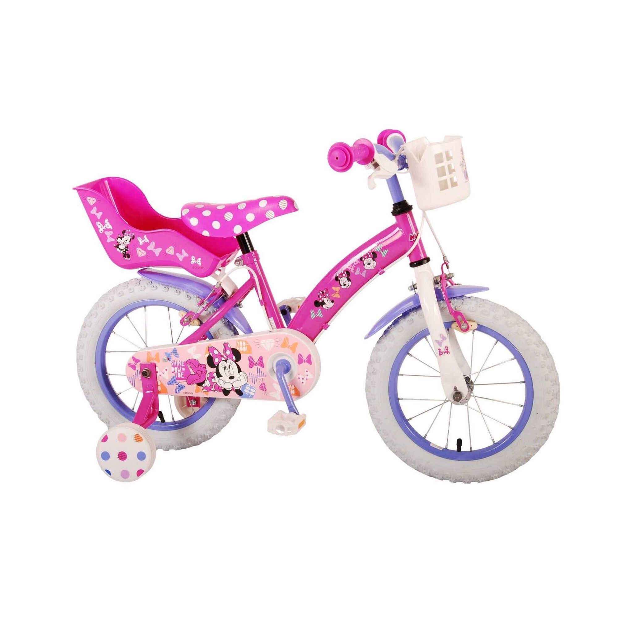 Bicicleta de Criança Roda 12'' 3-4 Anos Rosa