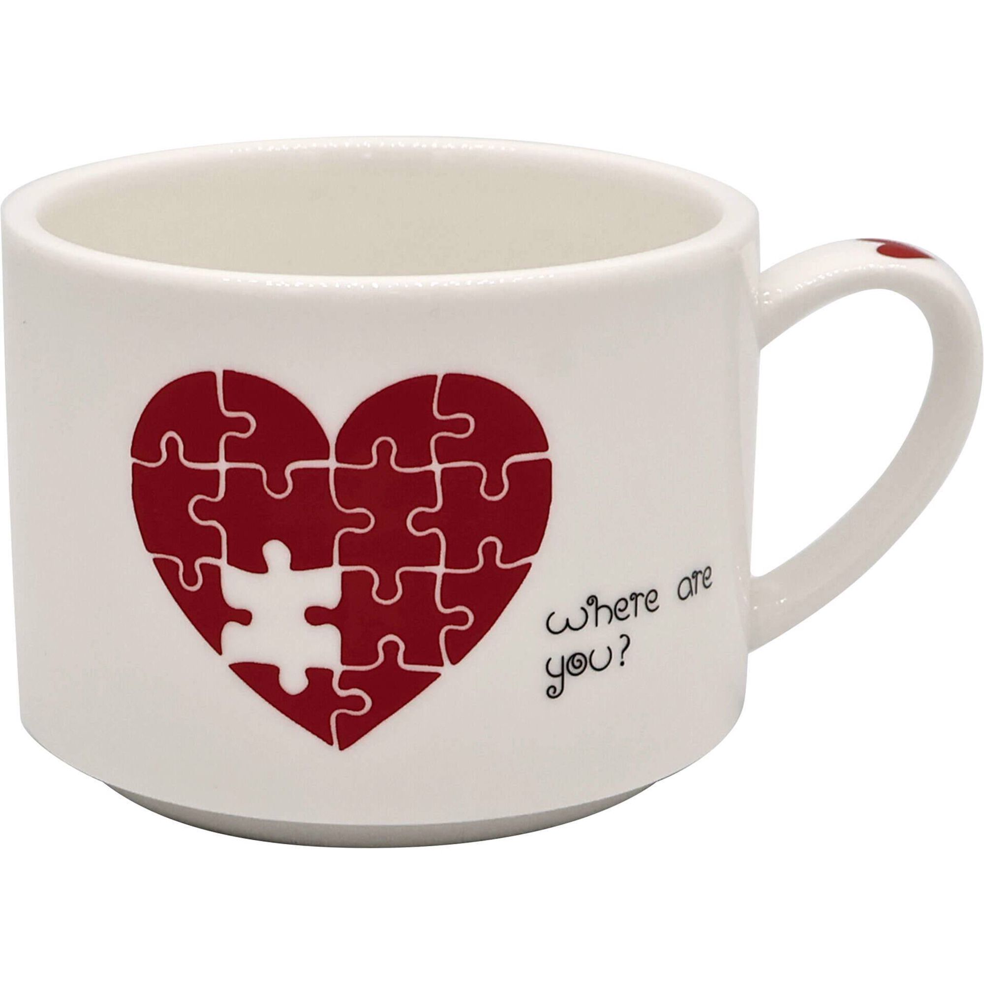 Conjunto 2 Canecas e Bule Puzzle Kasa