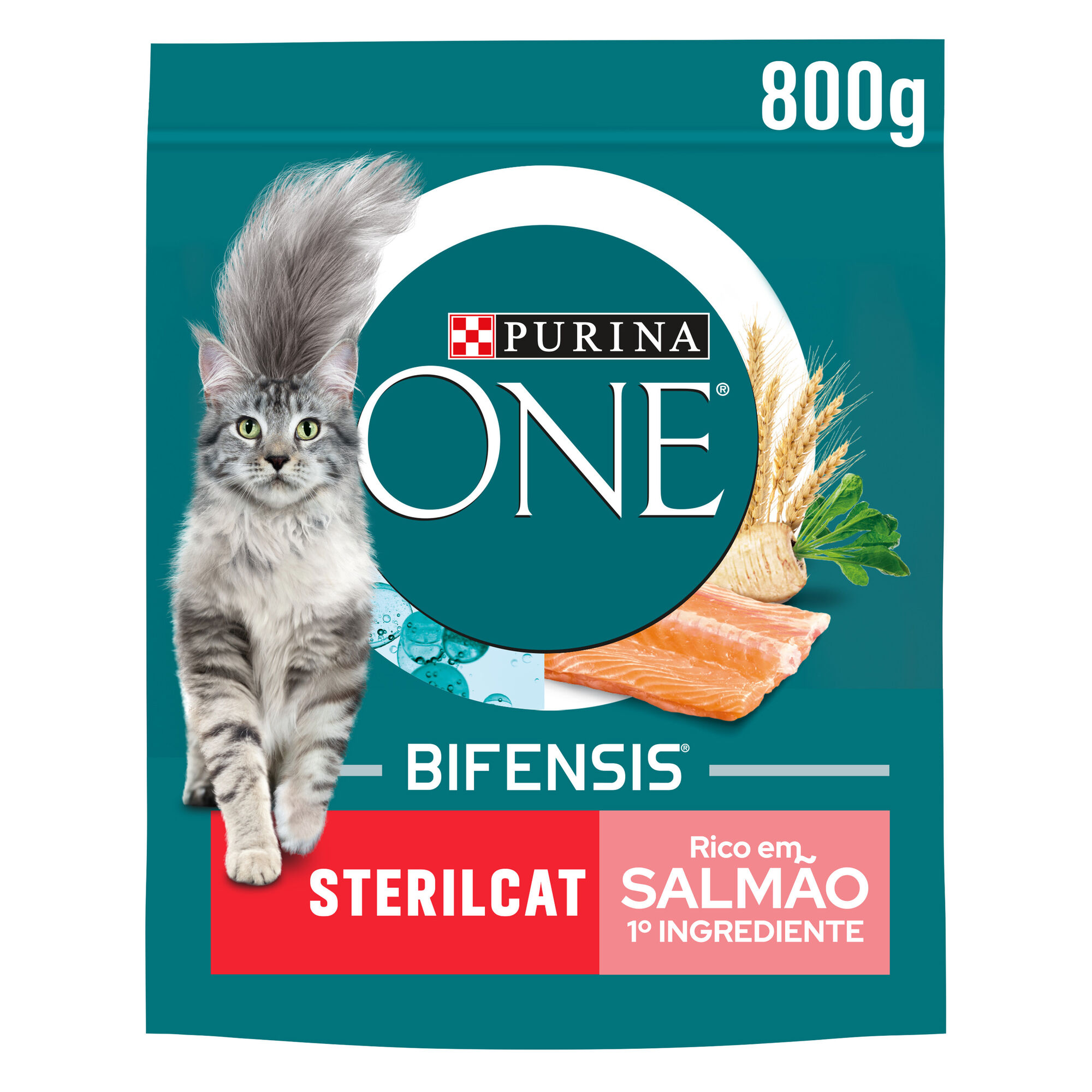 Ra&ccedil;&atilde;o para Gato Adulto Esterilizado Salm&atilde;o Purina One