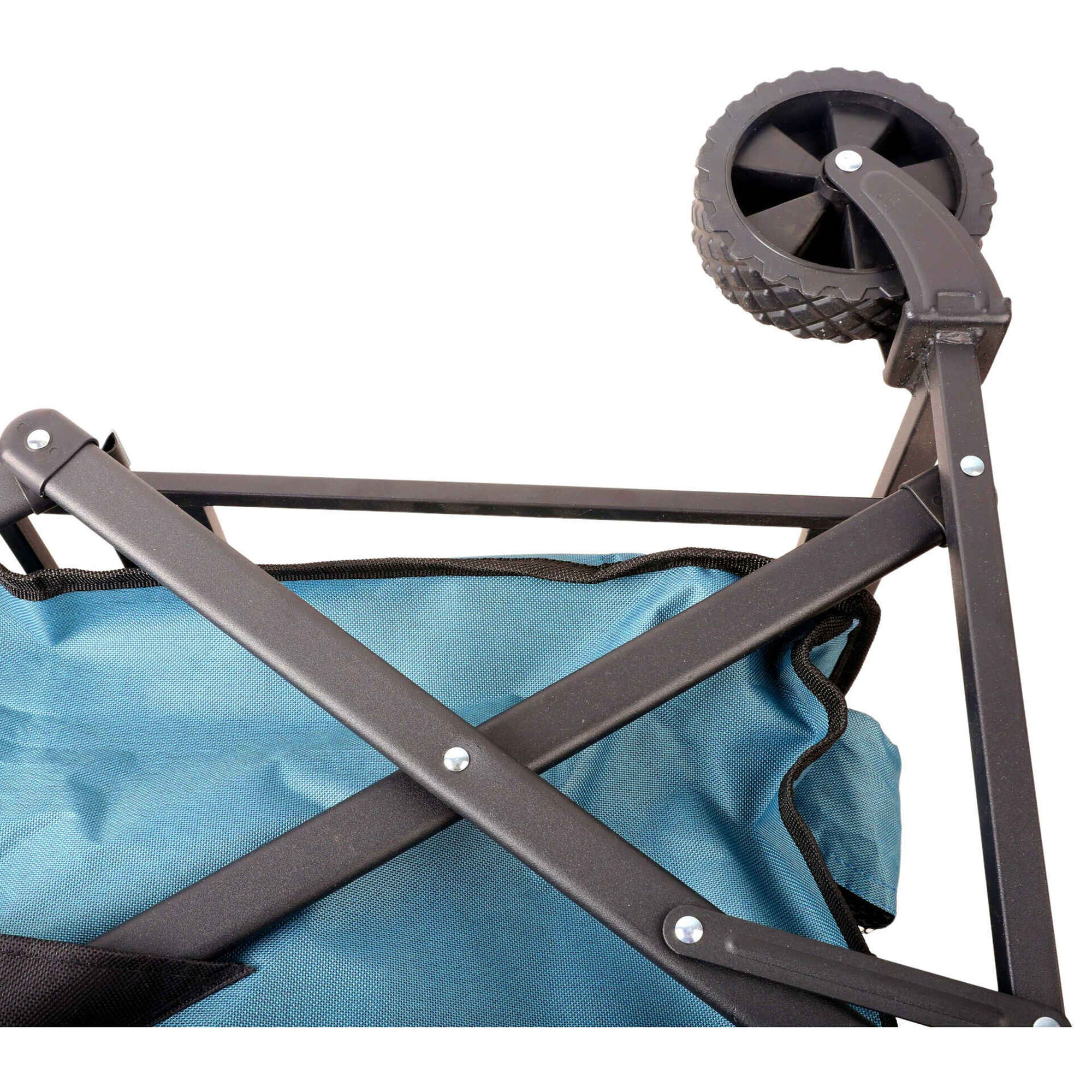 Carrinho de Transporte Preto e Azul