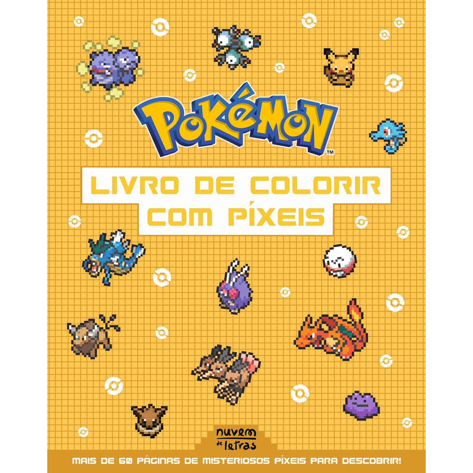 Pokémon - Livro de Colorir com Píxeis