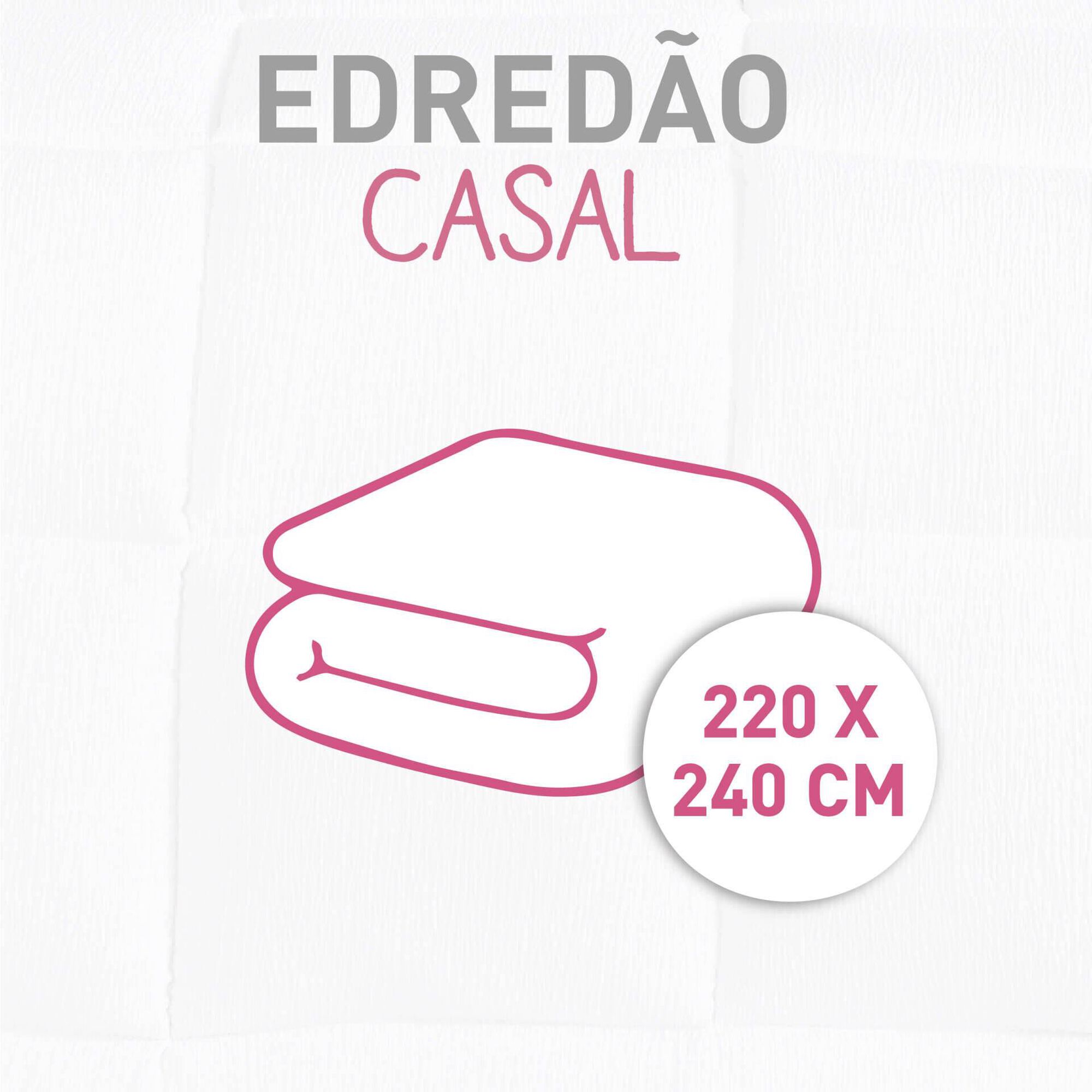Edred&atilde;o Washed 220x240cm Branco Kasa
