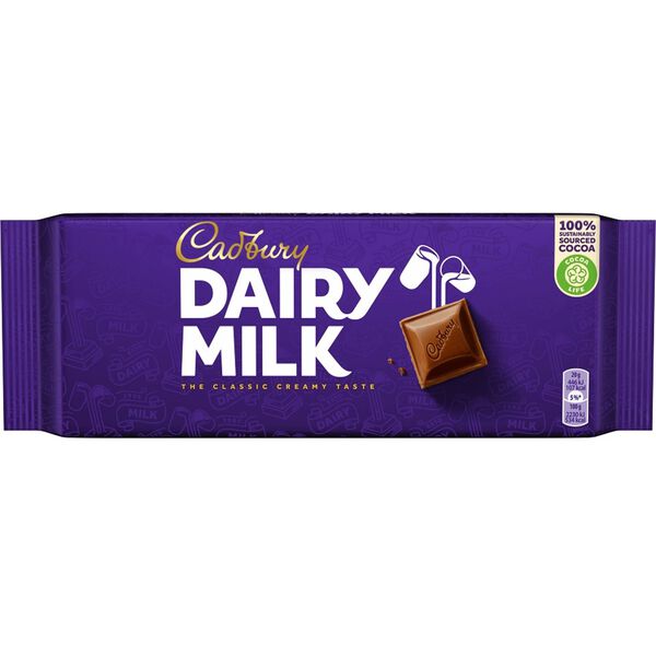 Tablete Chocolate Leite Dairy Cadbury
