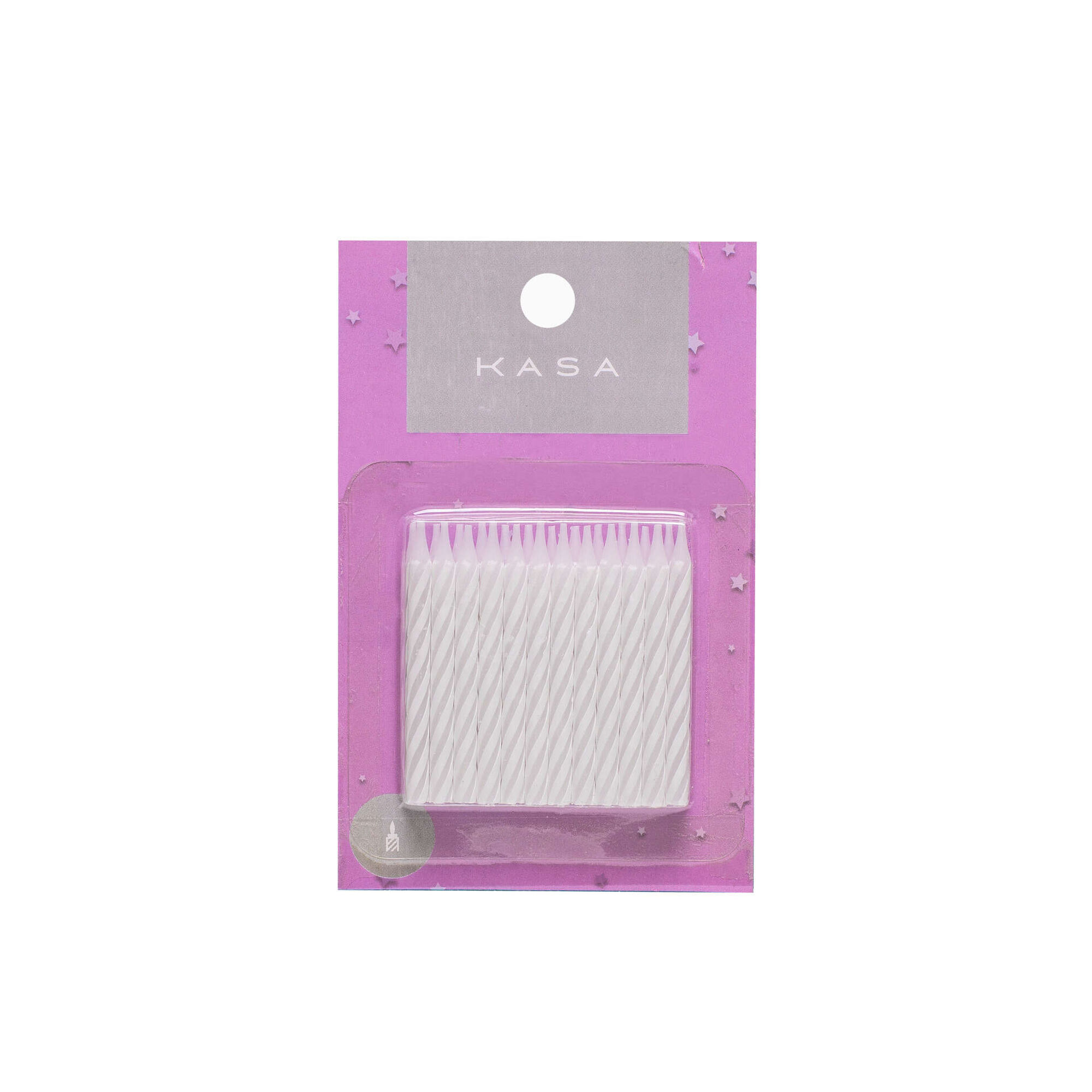 Velas 6cm Brancas Espiral