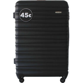 Mala de Viagem Grande 4 Rodas Preta Oslo