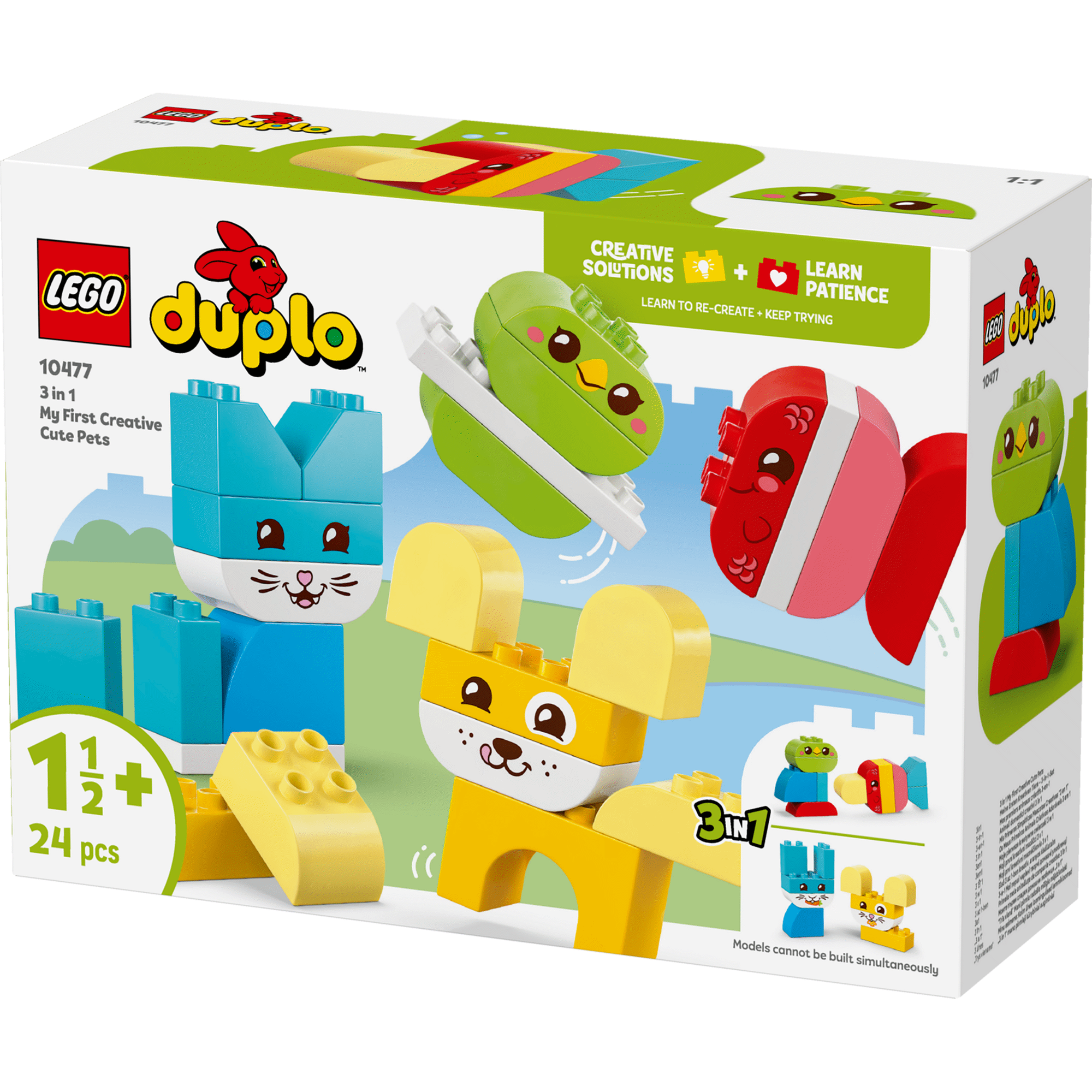 LEGO Duplo - Animais Criativos Ador&aacute;veis 3 em 1 - 10477