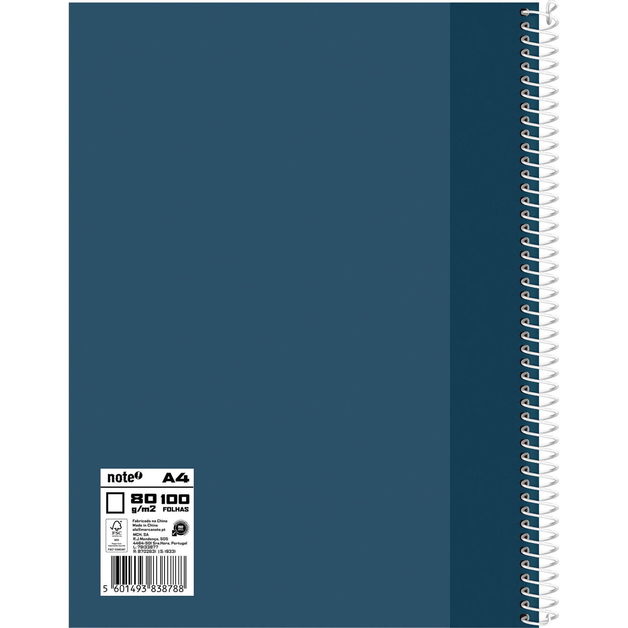 Caderno A4 100 Folhas Liso (v&aacute;rias cores) Note!