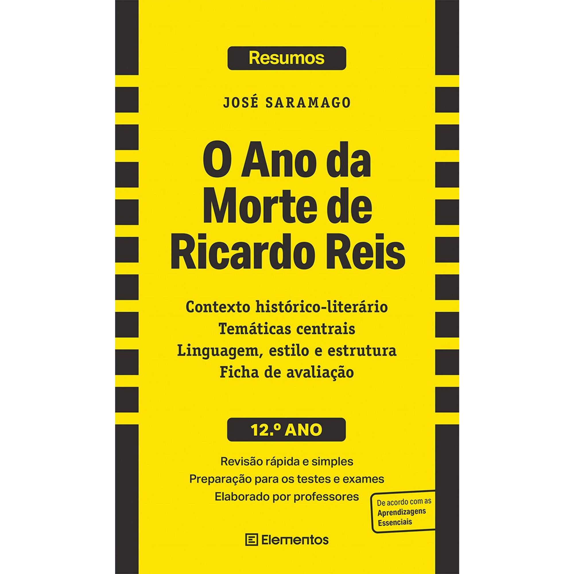 Resumos - O Ano da Morte de Ricardo Reis - José Saramago - 12º Ano