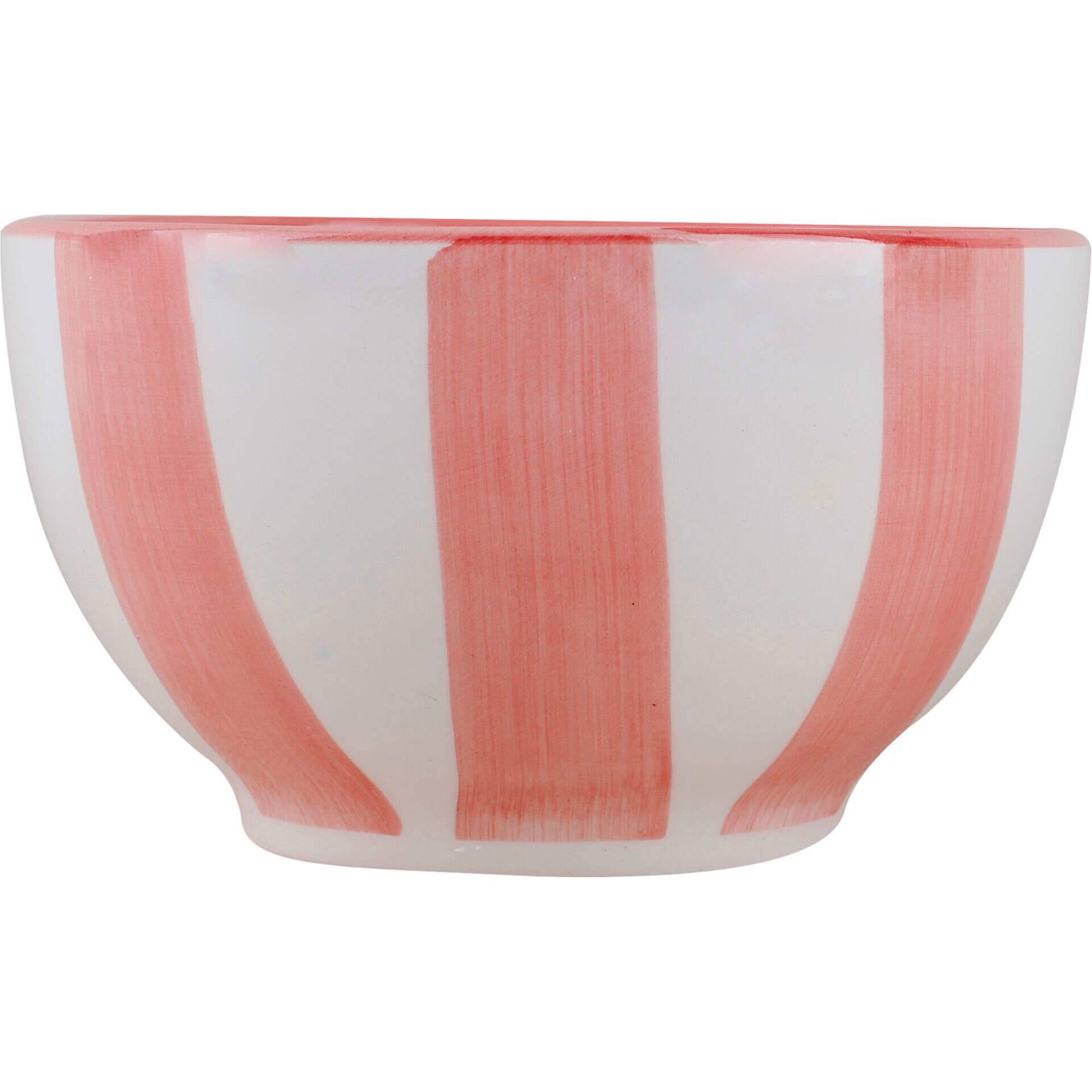 Ta&ccedil;a Sopa 14cm Riscas Rosa Kasa
