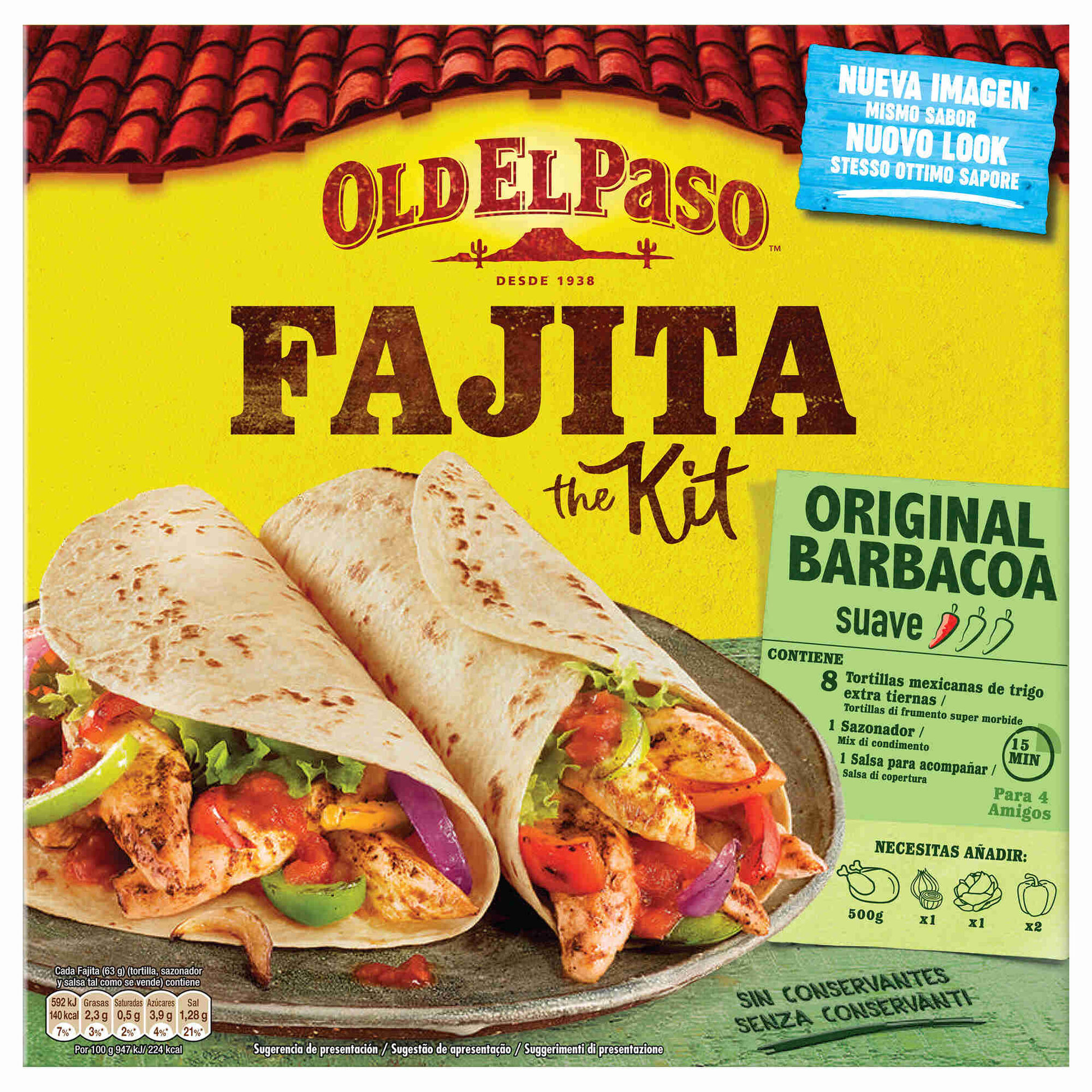 Kit para Fajitas Old El Paso emb. 500 gr Continente Online