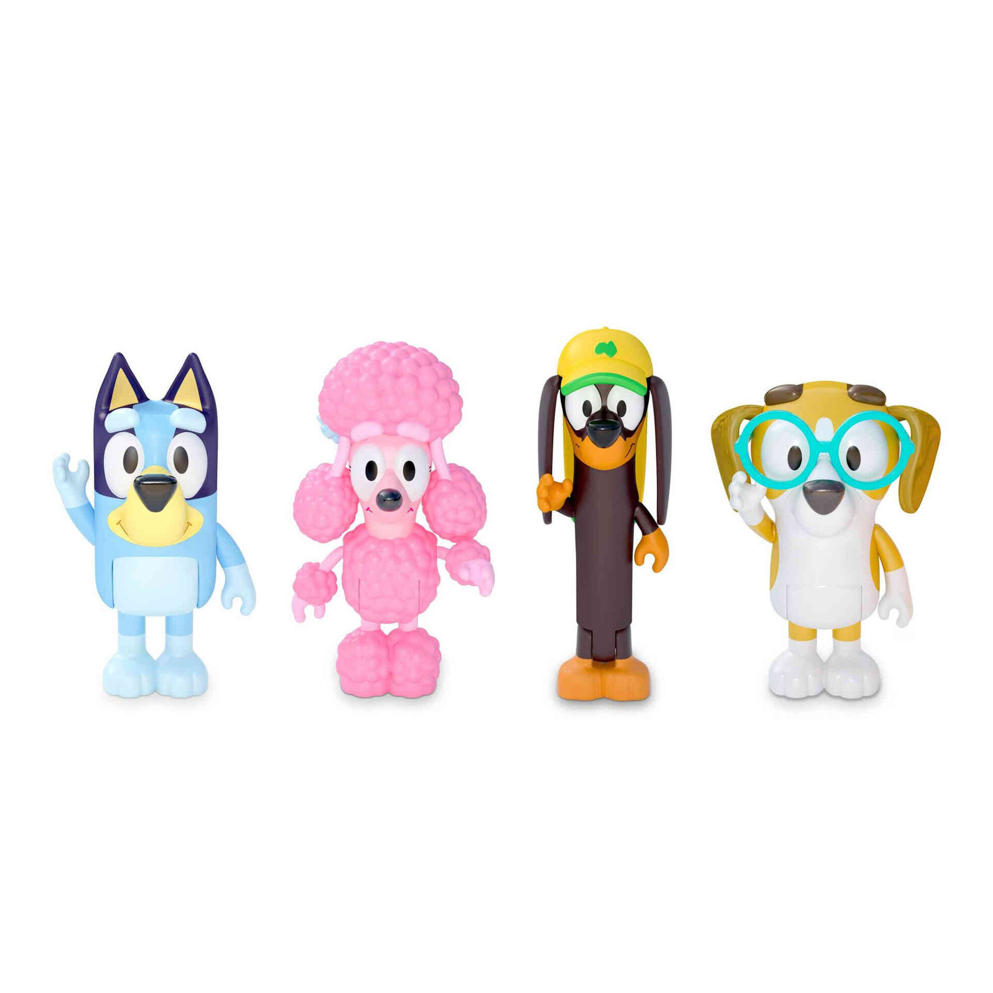 Bluey - Pack 4 Figuras (v&aacute;rios modelos)
